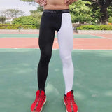 20.4Aidase Men Capri Running Tights GYM Student Boy Pants Male Basketball Football Soccer Fitness Workout Exercise Sport Cropped Legging aidase-shop