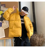 Aidase Winter Harajuku Short Puffer Jacket Men Short Parkas Casual Kpop Bubble Jackets Mens Streetwear Korean Fashions Coats aidase-shop