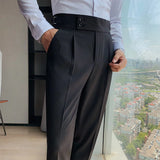 Aidase  Fashion Business Casual Men Office Formal Pants Men's Social Trousers Menautumn Dress Pants For Men Pantalon Costume Homme aidase-shop