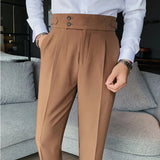 Aidase  Fashion Business Casual Men Office Formal Pants Men's Social Trousers Menautumn Dress Pants For Men Pantalon Costume Homme aidase-shop