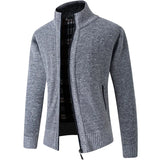 =Aidase 2024 Men's Sweaters Autumn Winter Wool Zipper Cardigan Sweaters Man Casual Knitwear Sweatercoat Male aidase-shop