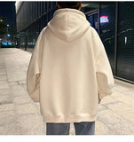 Men Women Autumn Loose Designer Sense Niche Couple Hooded Multiple Colour Unisex Pure Cotton Hooded Cardigan Sport Jacket 3XL aidase-shop