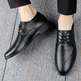 63.91Aidase Genuine Leather Men Dress Shoes Luxury Cowhide Man Business Shoes Casual Social Shoe Male Wedding Footwear Zapatos Hombre aidase-shop