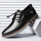 Aidase British Casual Single Shoes Leather Shoes Formal Shoes New Men Shoes Leather Cowhide Leather Shoes Men Comfortable Low-top aidase-shop