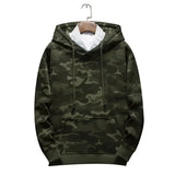 Aidase Autumn Hooded Sweatshirt Men Oversized Camo Hoodie Sportswear Loose Casual Sportswear Long Sleeve Boys Green Camouflage Hoodie aidase-shop