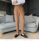 Aidase  Fashion Business Casual Men Office Formal Pants Men's Social Trousers Menautumn Dress Pants For Men Pantalon Costume Homme aidase-shop