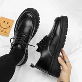 Aidase Men's Leather Shoes Dress Formal Business Male Casual Shoe High Quality Fashion Footwear Offer Classic Original Size 45 Adults aidase-shop