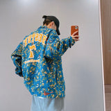 Spring Men Cargo Jackets Hip Hop Chinese Flower Bird Embroidery Windbreaker Streetwear Harajuku Casual Coats Outerwear aidase-shop