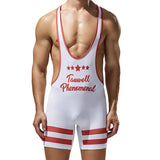 18.96Aidase Mens Undershirts Bodysuit Wrestling Singlet Fitness Workout Running Vest Bodywear Underwear Bodybuilding Jumpsuit aidase-shop