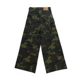 Aidase Color Match Multi-pockets Camouflage Cargo Pants for Men and Women Streetwear Patchwork Baggy Overalls Wide Leg Loose Trousers aidase-shop