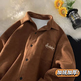 Aidase New Corduroy Men's Jacket American Retro Fashion Brand New Cool and Stylish Shirt Jacket aidase-shop