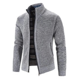 New Spring Autumn Knitted Sweater Men Fashion Slim Fit Cardigan Men Causal Sweaters Coats Solid Single Breasted Cardigan men aidase-shop