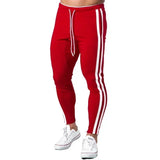 25.73Aidase Joggers Men Striped Sweatpants Casual Long Pants Men Fitness Running Workout Track Trousers aidase-shop