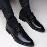 Aidase Dress Shoes Man Trend Social Shoe for Men Cowhide Business Low Price Italian Cheap Liquidation 39 New Clearance Style Black aidase-shop