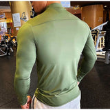 Aidase Compression Shirts Men's Fitness Workout Long Sleeve T-shirt Gym Training Tops Muscle Tees aidase-shop