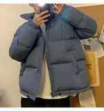 Aidase Winter Harajuku Short Puffer Jacket Men Short Parkas Casual Kpop Bubble Jackets Mens Streetwear Korean Fashions Coats aidase-shop