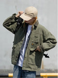 Aidase Spring Clothing Harajuku Coat Korean Fashion Military Casual Workwear aidase-shop