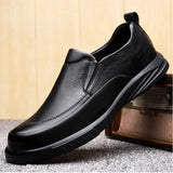 Aidase Social Shoe Male Business Office High Quality Men's Formal Shoes Suit Black Elegant and Classic Gentleman Cheap Liquidation 39 aidase-shop