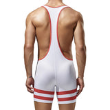 18.96Aidase Mens Undershirts Bodysuit Wrestling Singlet Fitness Workout Running Vest Bodywear Underwear Bodybuilding Jumpsuit aidase-shop