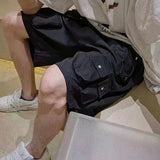 Aidase Hip Hop Y2K Streetwear Cargo Shorts Multi Pockets Tactical Fashion Man Shorts Techwear Harajuku Summer Casual Short Pants aidase-shop