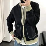 Aidase Knit Sweater Male Zipper Cardigan Zip-up Men's Clothing Jacket Round Collar Coat Crewneck Thick Winter  Knitwears Loose Fit aidase-shop