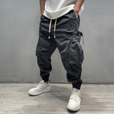 Aidase Autumn New American High Street Fashion Retro Loose Harem Pants Mens Trendy Leggings Loose And Versatile Wide-Leg Casual Pants aidase-shop