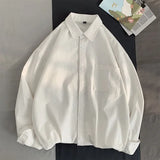 Aidase Spring Autumn Cotton White Shirts Male Long Sleeve Man Shirts Black Elegant Shirts for Men aidase-shop