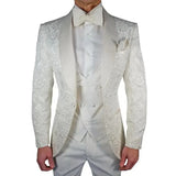 Aidase Floral Wedding Tuxedo for Prom Slim Fit Men Suits 3 Pieces Male Fashion Jacket with Vest Pants New Arrival Customes aidase-shop