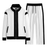 Aidase 2024 Baseball Korean Sportswear Suit Men's Jacket and Trousers Two-piece Jogging Running Sets Fashion Top Quality Tracksuit