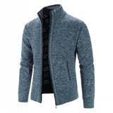 New Spring Autumn Knitted Sweater Men Fashion Slim Fit Cardigan Men Causal Sweaters Coats Solid Single Breasted Cardigan men aidase-shop