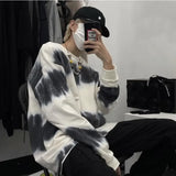 Aidase Male Clothes Baggy Hip Hop T Shirts for Men New Rock Tops Tie Dye Harajuku Fashion A Designer Emo 90s Vintage Casual Original aidase-shop