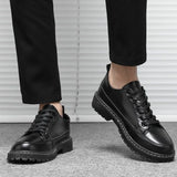 Aidase Man Casual Shoe Black Dress Formal Business New In Leather Shoes for Men Legitimate Luxury Sale Shipping Free Elegant Social Pu