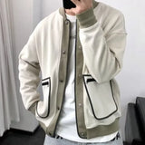 Aidase Knit Sweater Male Zipper Cardigan Zip-up Men's Clothing Jacket Round Collar Coat Crewneck Thick Winter  Knitwears Loose Fit aidase-shop