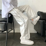 Aidase Streetwear White Cargo Pants Men Oversize Wide Pants Harajuku Sweatpants Fashion Joggers Skateboard Pants Techwear New aidase-shop