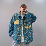 Spring Men Cargo Jackets Hip Hop Chinese Flower Bird Embroidery Windbreaker Streetwear Harajuku Casual Coats Outerwear aidase-shop