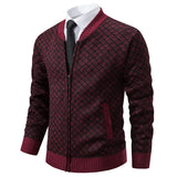 =Aidase 2024 Men's Sweaters Autumn Winter Wool Zipper Cardigan Sweaters Man Casual Knitwear Sweatercoat Male aidase-shop