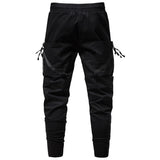 Aidase Men Y2K Cargo Pants Zipper Pocket Tactical Techwear Ninja Jogger Pants Black Fashion Streetwear Pants Punk Sweatpants Trousers aidase-shop