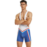 18.96Aidase Mens Undershirts Bodysuit Wrestling Singlet Fitness Workout Running Vest Bodywear Underwear Bodybuilding Jumpsuit aidase-shop