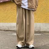 Aidase Cotton Baggy Pants Men Wide Leg Oversize Japenese Y2k Ankle-length Long Harem Trousers Casual Sport 2024 New