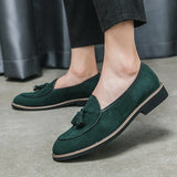 46.69Aidase Italian Fringed Suede Shoes Loafers Shoes Men Fashion Mens Casual Shoes Comfy Brand Driving Men Shoes Moccasins Male Dress Shoes aidase-shop