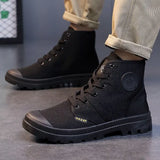 Aidase Male Shoes Trendy 2025 Men's Boots High Cut Canvas Footwear Original Deals Low Price Comfortable Casual Size 44 In Promotion New aidase-shop