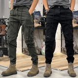 Aidase mens outfits Cargo Pants For Men Grey Outdoor Biker Trousers Man Hiking Motorcycle Slim Trekking Cheap Emo Casual New In With Trend Popular