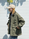 Aidase Spring Clothing Harajuku Coat Korean Fashion Military Casual Workwear aidase-shop