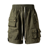 Aidase Hip Hop Y2K Streetwear Cargo Shorts Multi Pockets Tactical Fashion Man Shorts Techwear Harajuku Summer Casual Short Pants aidase-shop