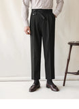 Aidase Luxury High Waist Casual Pants Korean Versatile Slim Long Pants Men's Fashion Fall Stripe Straight Men Clothes Office Trousers aidase-shop