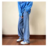 Aidase  Men Baggy Oversized Jeans Pants Denim  Mens Hip Hop Harem Pants Vintage Casual Women Denim Pants Straight Pants aidase-shop