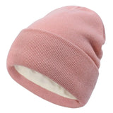 Aidase Winter Soft Thick Fleece Lining Beanie Hat for Men Women Warm Kniting Cuffed Beanie Outdoor Ski Hats Unisex Cycling Ski Caps aidase-shop