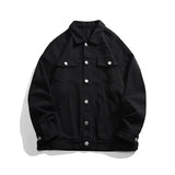 =Aidase Streetwear Black Pockets Denim Jacket Hip Hop Japanese Streetwear Jackets Coats Korean Casual Jeans Jackets aidase-shop