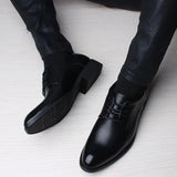 Aidase Dress Shoes Man Trend Social Shoe for Men Cowhide Business Low Price Italian Cheap Liquidation 39 New Clearance Style Black aidase-shop