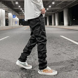 Aidase Streetwear Kanye Slim Fit Feet Coated Black Jeans Pants for Men Pocket Brushed Wax Tapered Pants Man Casual Cargo Jeans Y2k aidase-shop